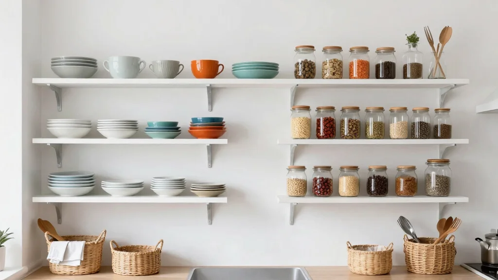 7 Ways to Add Storage to a Kitchen With No Cabinets