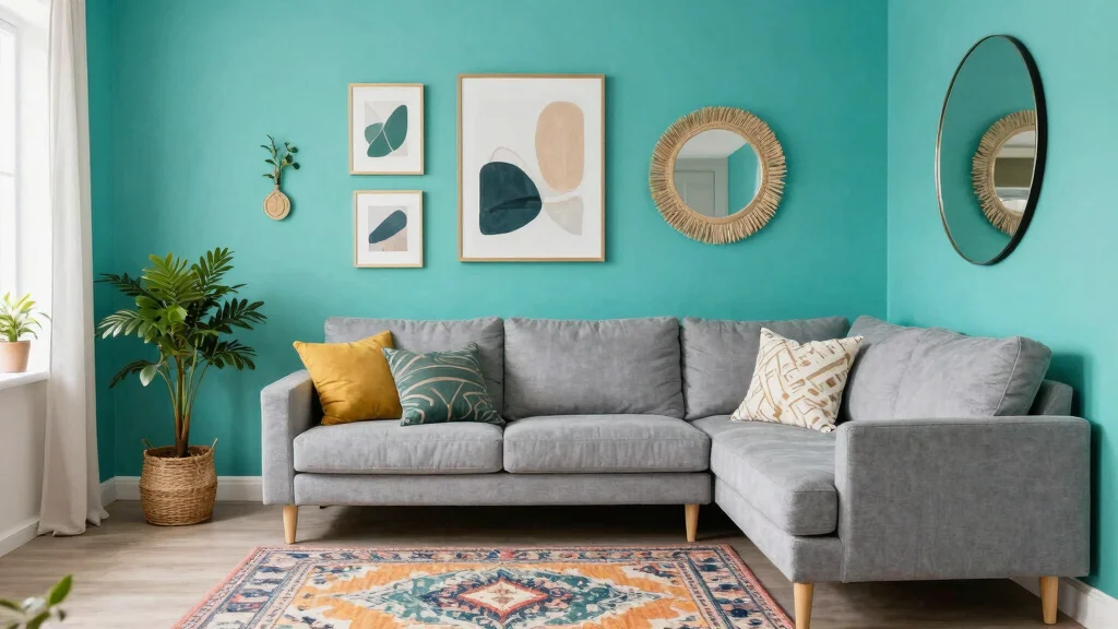 9 Statement Walls That Make a Small Living Room Look Designer