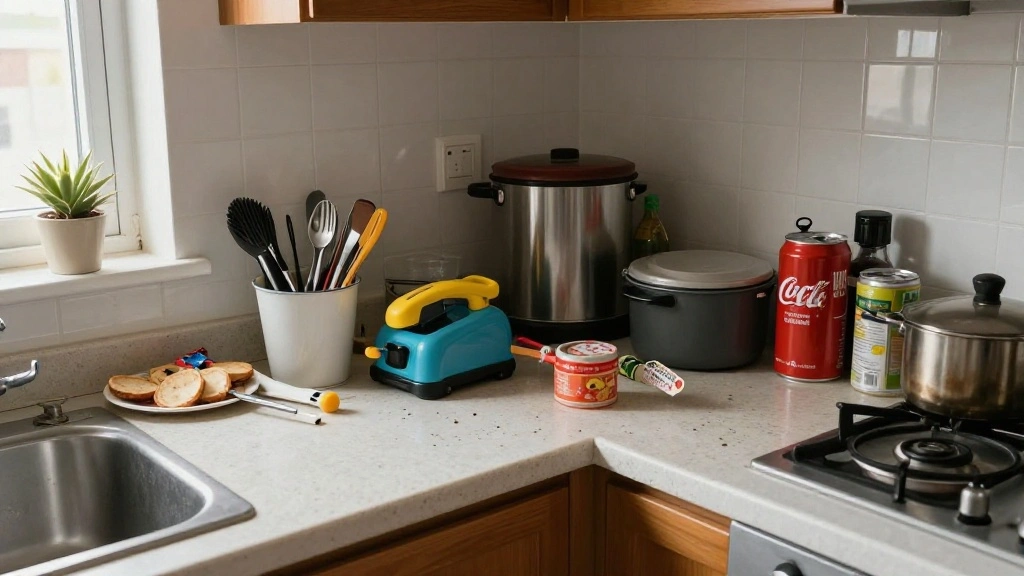 How to Create Counter Space in a Tiny Kitchen