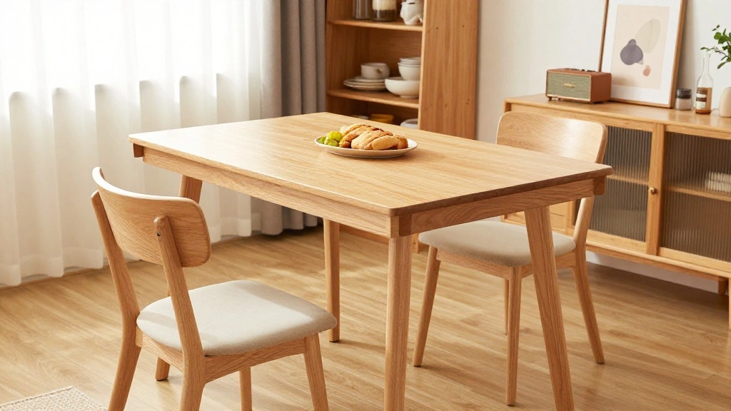 How to Set Up a Drop-Leaf Table in a Tiny Space