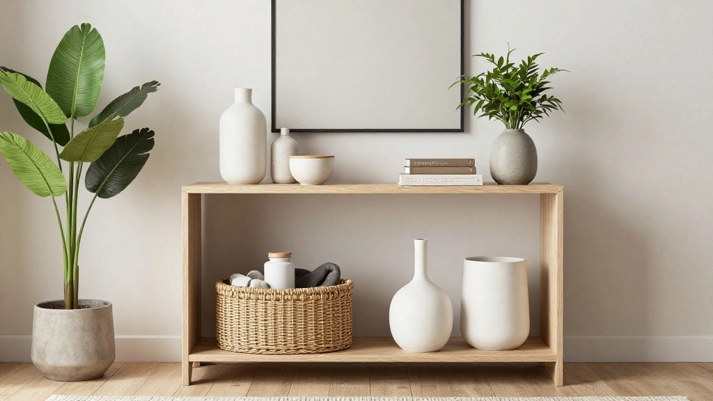 How to Style an Entryway Console Table